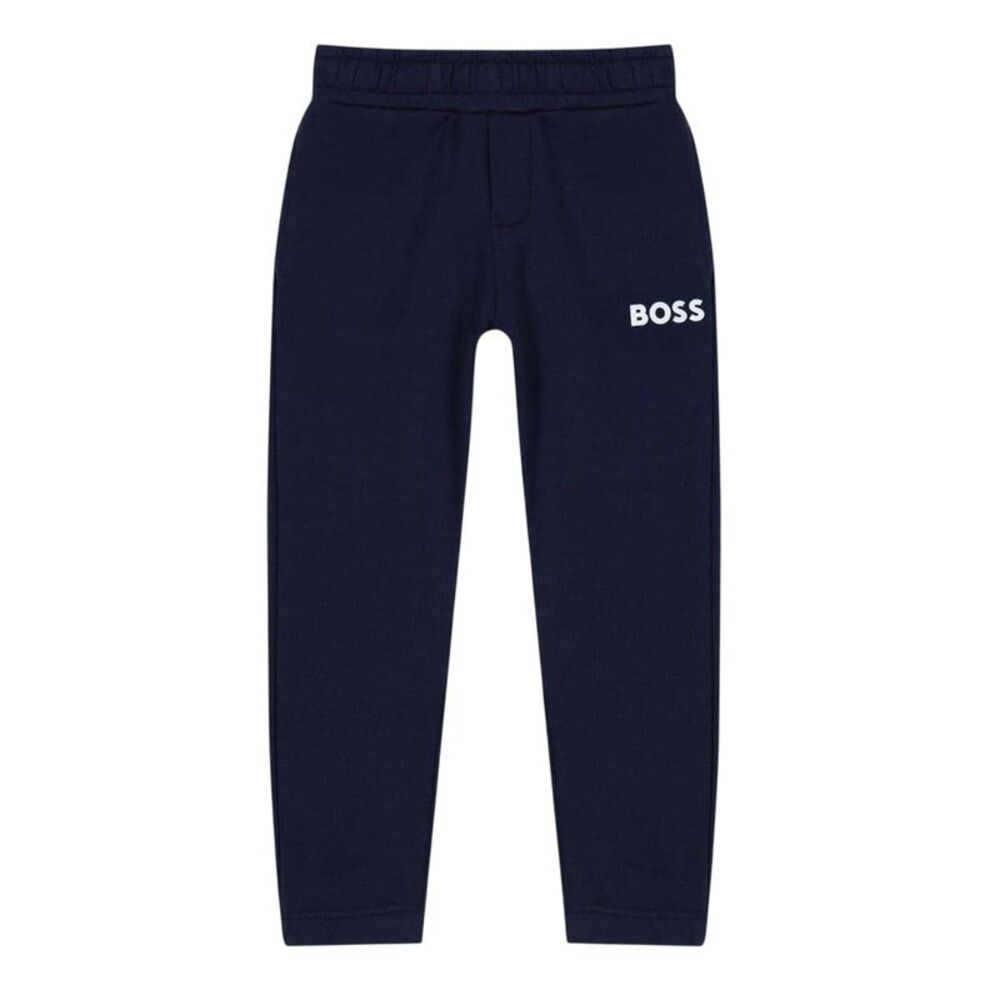 Boss Childrens/Kids Logo Joggers / Navy